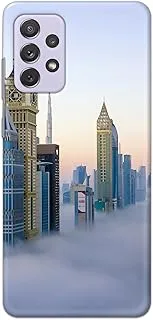 Khaalis Dubai print Multicolor matte finish designer shell case back cover for Samsung Galaxy A72 - K208116