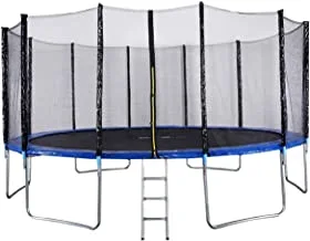 8Ft Trampoline With Enclosure & Ladder 38 * 1.5Mm @Fs