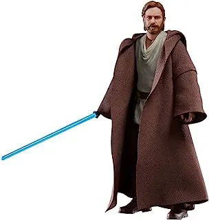 Hasbro Star Wars Star Wars The Black Series OBI-Wan Kenobi (Wandering Jedi) Toy 6-Inch-Scale OBI-Wan Kenobi Collectible Figure Kids Ages 4 and Up, F4358