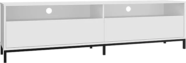 BRV Móveis TV Table Two Doors, White, 180 cm x 49 cm x 38 cm, BR 53-198