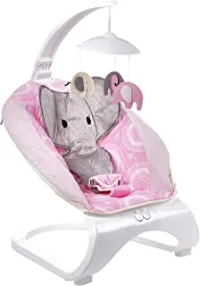 Amla Care 88959 Portable Musical Elephant Design Baby Rocking Chair