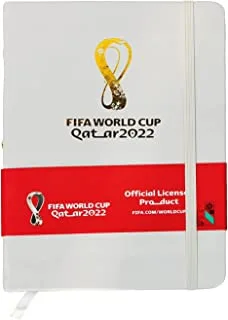 FIFA 2022 A5 Official-S Pu Leather Elastic Notebook, Sand