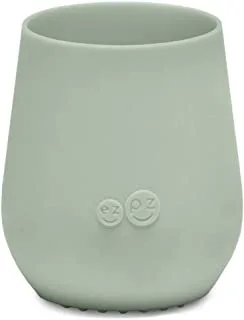 Ez Pz Ezpz Tiny Cup (Sage) - 100% Silicone Training Cup For Infants - Designed By A Pediatric Feeding Specialist - 4 Months+, Eutss001, Infants Training Cup