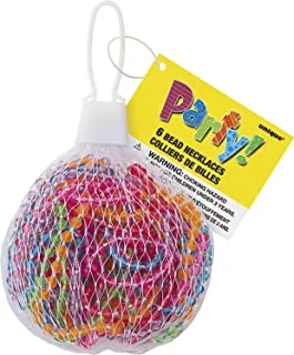 Unique Party 74003 Gem Plastic Rings Party Bag Fillers