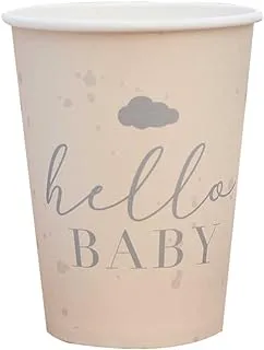 Ginger ray hello baby neutral baby shower cups