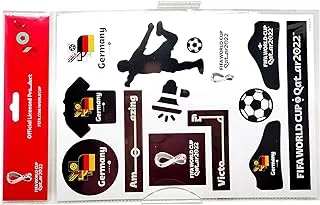 FIFA 2022 Country Big Sticker Sheets A4 Size, 2 Sheets/pack, Germany