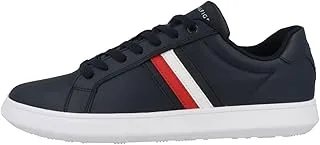 Tommy Hilfiger Corporate Cup Leather Stripes mens Cupsole Sneaker