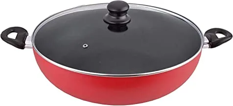 Mister Cook Non-Stick Deep Wok Pan With Cover 30 Cm.