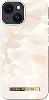 IDeal Of Sweden Fashion Case iPhone 14 Rose Pearl Marble