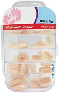 Jellys Nail Tips JR3148 Beige 100Pieces