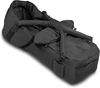 Hauck 2 in 1 Carrycot & Footmuff, Black - Universal Fit for all Pushchairs & Strollers, 5 point harness