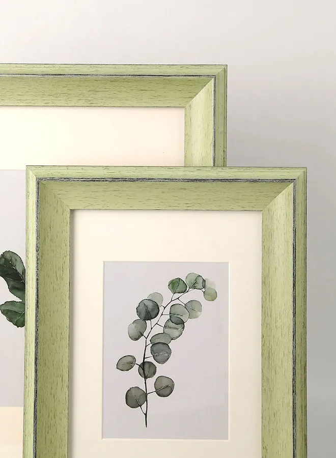 ebb & flow Wall Frames With Outer Frame Green Outer frame size--L67xH97 cm Photo size--20x30 inch
