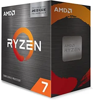 AMD Ryzen 7 5800X3D 8-core, 16-Thread Desktop Processor with AMD 3D V-Cache Technology, Ceramic Gray