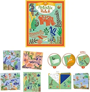Djeco Salvajes Artistic Wild Patch (39471), Multicoloured