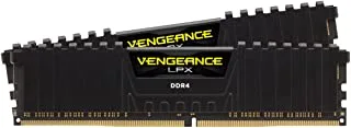 Corsair Vengeance LPX 16GB (2 X 8GB) DDR4 3600 (PC4-28800) C18 1.35V ذاكرة سطح المكتب - أسود (CMK16GX4M2D3600C18)