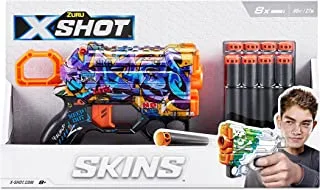 X-Shot Excel Skins Menace Spray Tag, Fire distances of up to 27m / 90 feet, 8X Air Pocket Technology Foam Darts