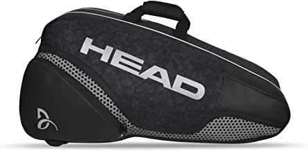 حقيبة طقم التنس HEAD Djokovic 9R Supercombi Tournament (المقصورات: اثنان | السعة: 9 مضارب)