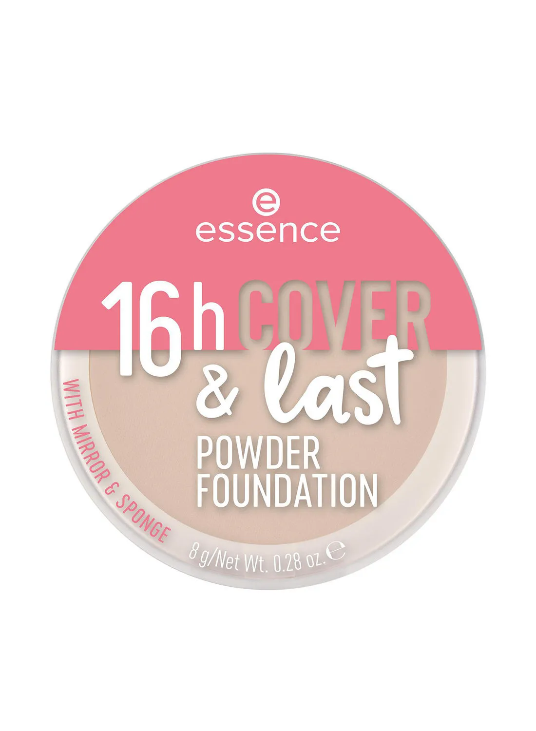 Essence 16h Cover & Last Powder Foundation 07 Natural Suede