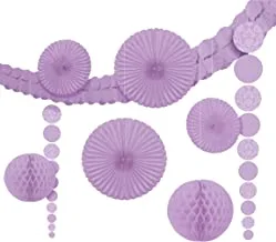 Lilac Damask Decorating Kit