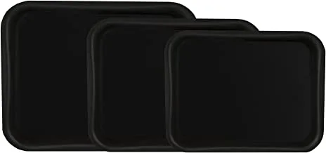 Al Saif VETRO - PLUS Non-Stick Rectangular Cake Pans Set,Colour:Black