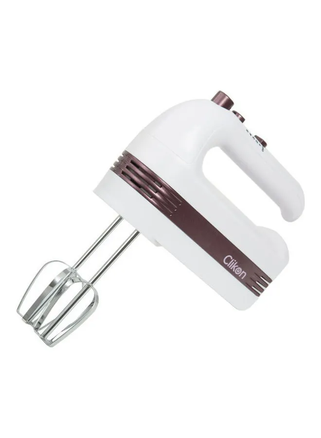 Clikon Hand Mixer With 5 Speed Levels 200 W CK2663 White
