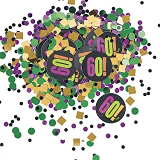 Unique Party 45866 - 60th Birthday Cheer Confetti