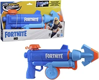 SUPERSOAKER Nerf Super Soaker Fortnite HG Water Blaster - Pump-Action Soakage for Outdoor Summer Water Games - for Teens, Adults