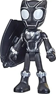 Marvel Spidey and His Amazing Friends - Figura de Black Panther de 10 cm con 1 Accesorio - para nios a Partir de 3 aos