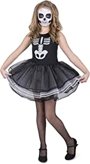 Mad Costumes Bones Tutu Dress Halloween Costume for Kids, X-Large