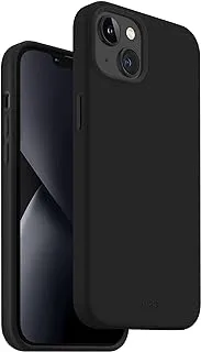 Uniq Hybrid iPhone 14 Plus Lino Midnight Black Case