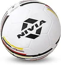 Nivia COUNTRY COLOR MOLDED FOOTBALL SIZE 5 - GERMANY(‎White/Black), 1360