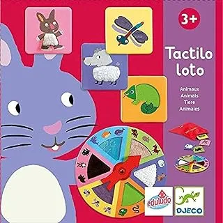 حيوانات Tactilo Lotto - لعبة تعليمية