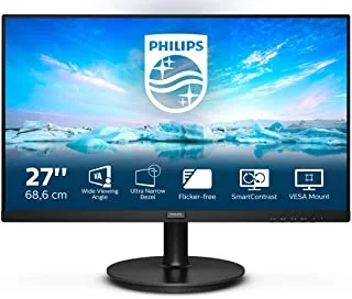 Philips 271V8LA - 27 Inch FHD Monitor, 75Hz, 4ms, IPS, Speakers, AdaptiveSync, Flickerfree (1920 x 1080, 250 cd/m², HDMI/VGA)
