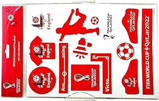 FIFA 2022 Country Big Sticker Sheets A4 Size, 2 Sheets/pack, England