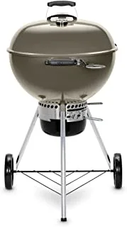 WEBER - Master-Touch GBS C-5750 Charcoal Grill 57 cm Diameter (SMOKE GREY) Barbecue , Porcelain-enameled bowl and lid, 118cm Height x 65cm Width x 76cm Depth