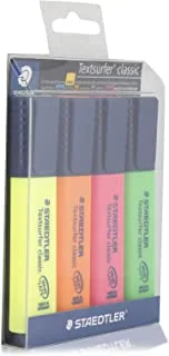 Staedtler Textsurfer Classic Highlighters - 4 Pieces