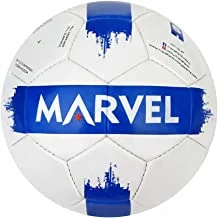 Vicky Marvel, Size-5 Football,White-Blue