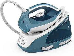 Tefal Steam Iron High Pressure Steam Flow of 120 Grams per minute and 350 g/min with the boost for thick fabrics, 2200W, 1.7 Litre, 50/60Hz, Express Easy SV6131G0