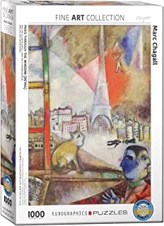 Paris Through the Window by Marc Chagall 1000pcs