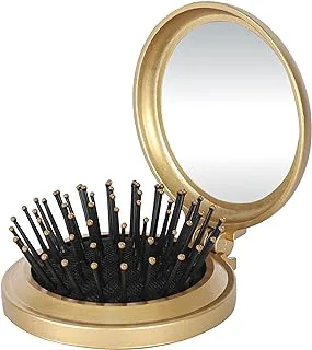 Ross Compact Hair Brush with Foldable Mirror