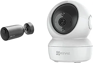 EZVIZ EB3 Security Camera with Battery, 2K Wifi Camera CCTV, Outdoor Wire-free IP Camera & EZVIZ C6N Security Camera, 1080p WiFi Indoor Home Camera, Baby Monitor Surveillance Camera