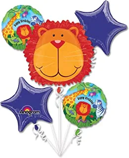 Jungle Animals Birthday Balloon Bouquet