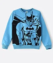Batman Sweatshirt for Senior Boys - Blue, 11-12 Year