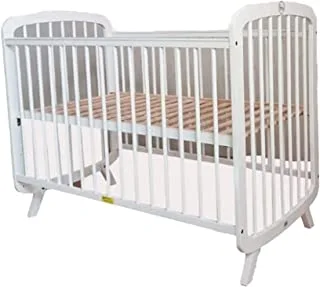 Amla Baby TM701-W Wooden Bed, White