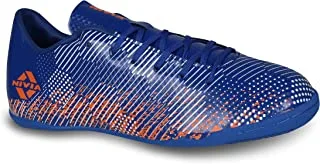 Nivia Encounter 9.0 Futsal Shoes, Royal Blue-Orange UK-10