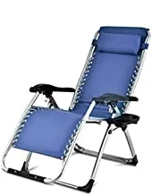 كرسي رحلات 3 مستويات للتخييم والنزهات والحدائق الخارجية والأزرق - AL491