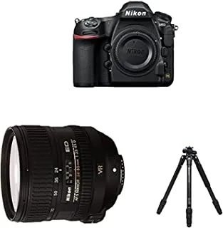 Nikon D850 Digital Camera - 45.7 Mp, Body Only, Black With Nikon Af-S Nikkor 24-85mm F/3.5-4.5G Ed Vr Lens, Black And Benro Tripod Aluminum