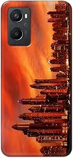 Khaalis Dubai print Multicolor matte finish designer shell case back cover for Oppo A96 - K208121