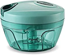 Pigeon Polypropylene Mini Handy and Compact Chopper with 3 Blades for Effortlessly Chopping Vegetabl