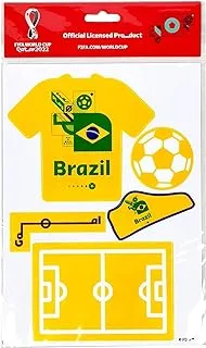 FIFA WC 2022 Country 10 Wall Stickers - Brazil